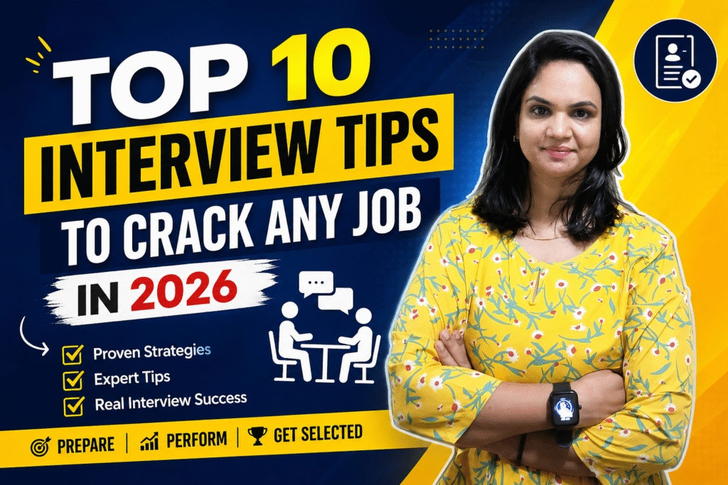 🔥 Top 10 Interview Tips to Crack Any Job in 2026