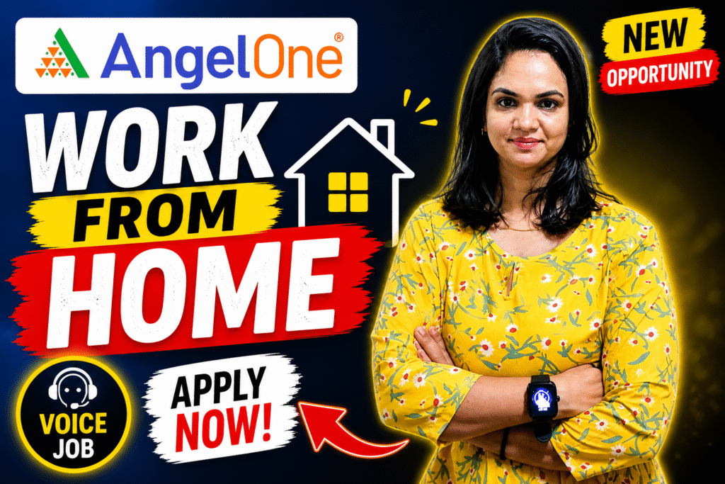 Angel One Work From Home Job 2026