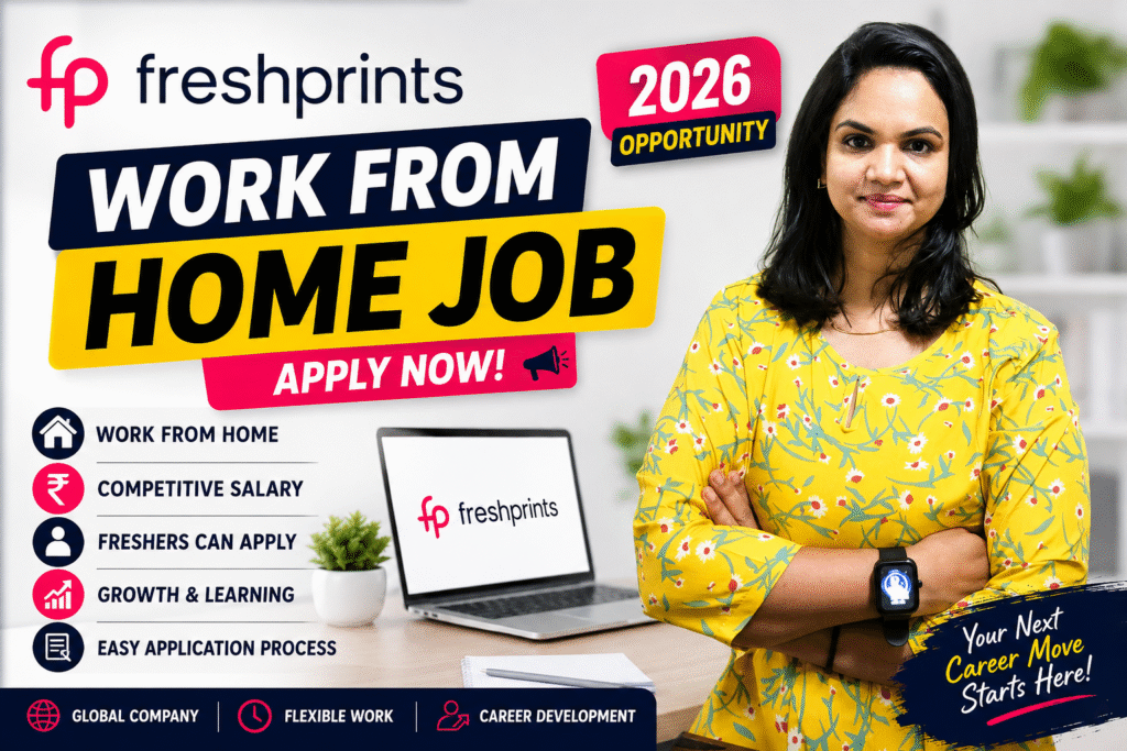 Fresh Prints Work From Home Job 2026