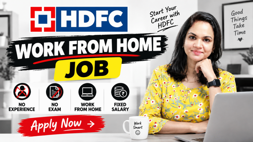 HDFC Work From Home Job